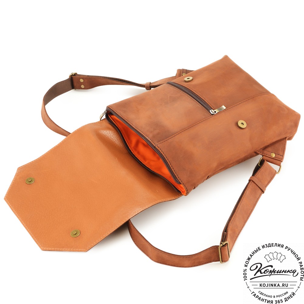 Кожаный рюкзак "Голландия New" (коричневый крейзи)